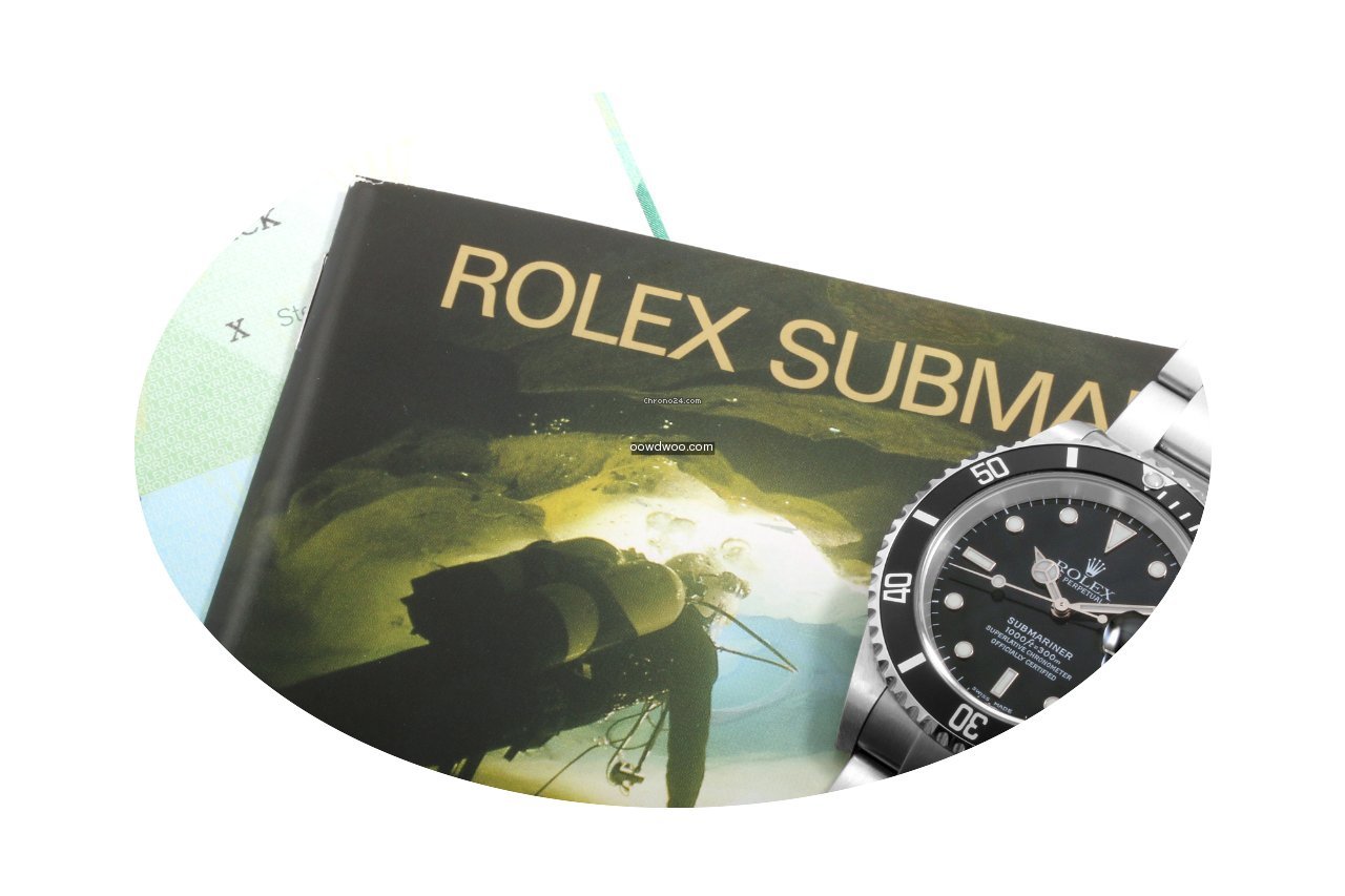 Rolex 2002 SS Submariner UNPOLISHED Box-...