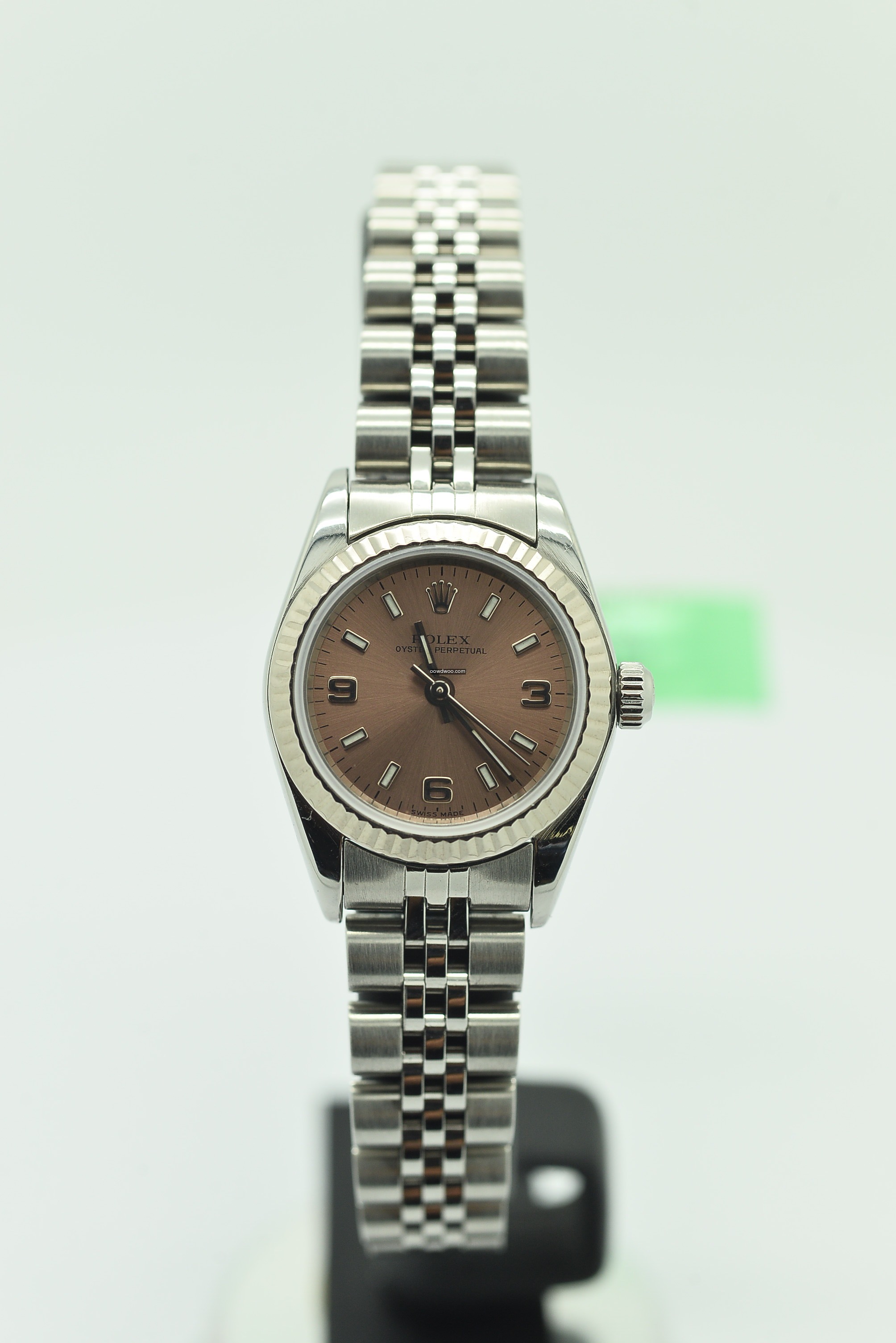 ROLEX LADY OYSTER PERPETUAL JUBILEE FLUT...