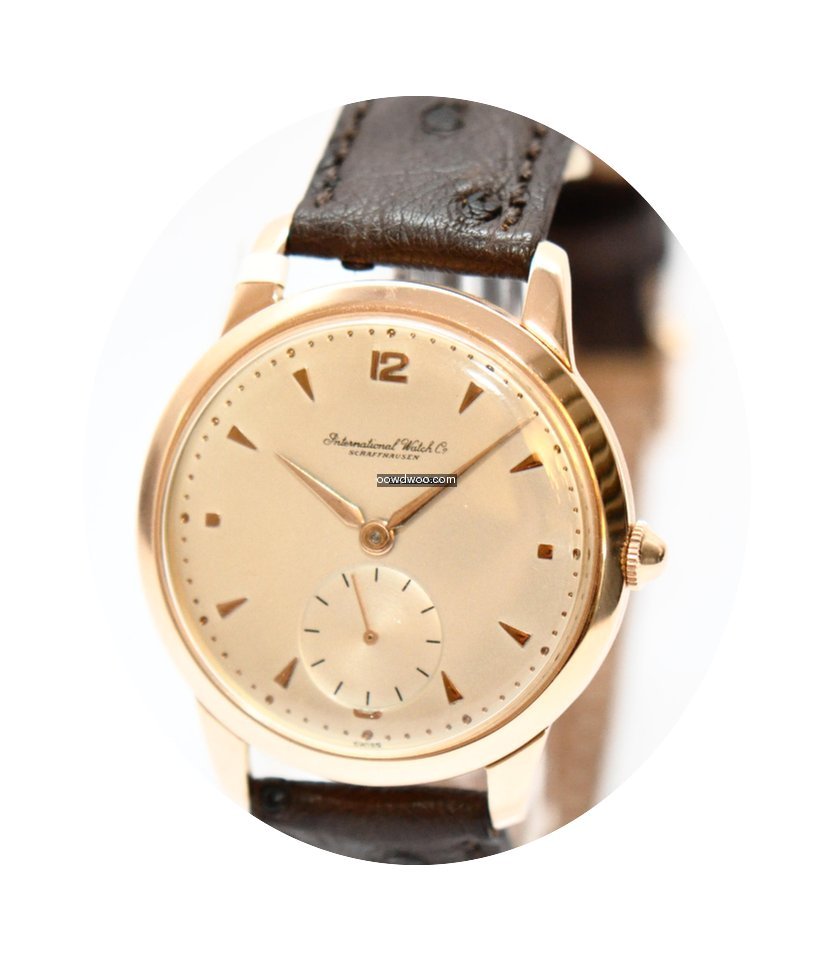 IWC Vintage Uhr 750er Rose Gold ca. 50ge...