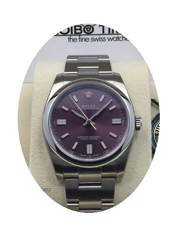 Rolex Oyster Perpetual Red Grape Purple ...