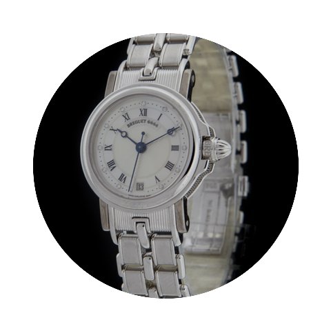 Breguet White Gold Marine Diamond Watch ...