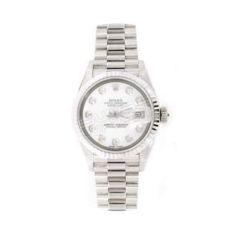 Rolex Lady's Presidential 69179 in 18K W...