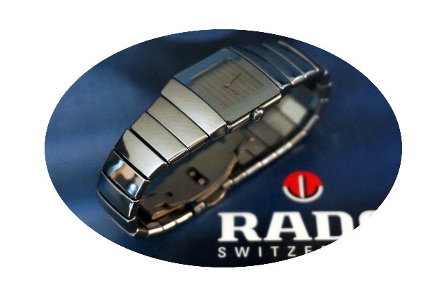 Rado Sintra Mini Damenuhr platinfarben...