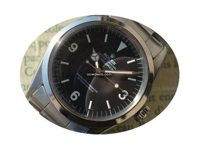 Rolex Explorer 1 Ref. 1016 mit Box und P...