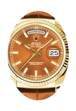Rolex Day-Date 36 118138-CGNCL Cognac In...