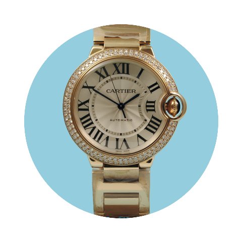 Cartier Ballon Bleu Rotgold Pavé 36 mm...