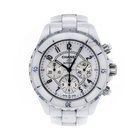 Chanel J12 Chronograph Automatic White D...