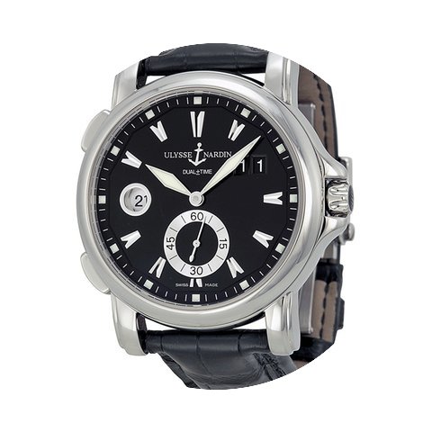 Ulysse Nardin GMT Big Date Black Dial St...