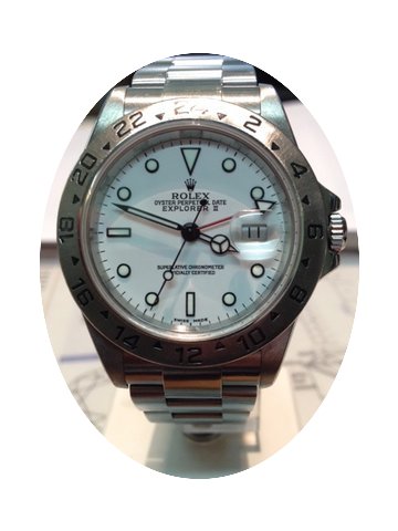 Rolex Explorer II Steel White Gial 16570...