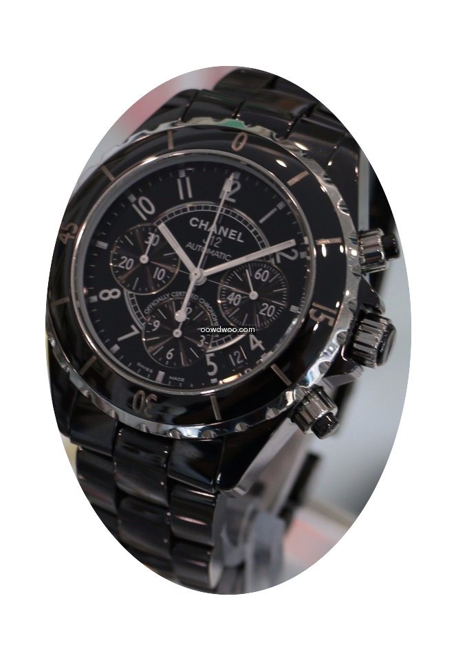 Chanel - J12 41mm Chronograph Black Cera...