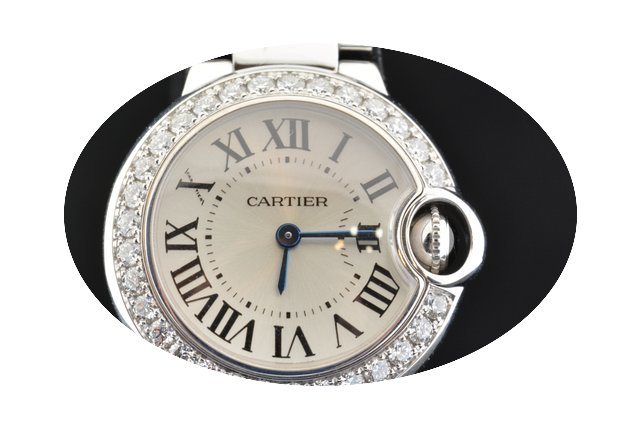 Cartier BALLON BLEU LADY SIZE WHITE GOLD...