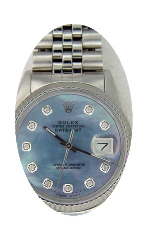 Rolex Mens Datejust Stainless Steel 1601...