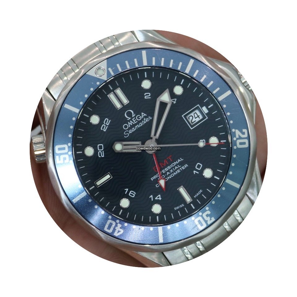 Omega Seamaster Diver Gmt Stainless Stee...