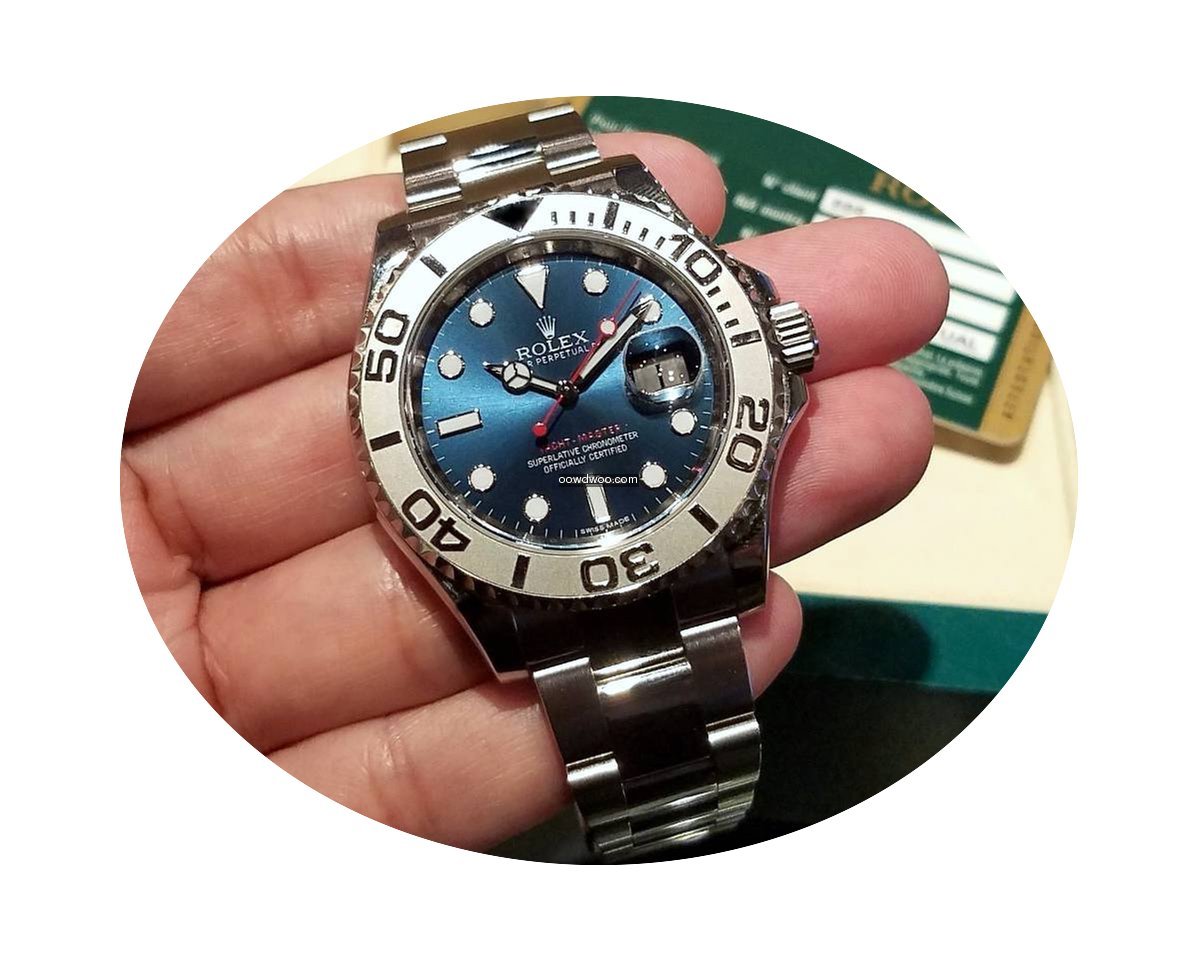 Rolex 116622 Sunray Blue Dial (888) Yach...