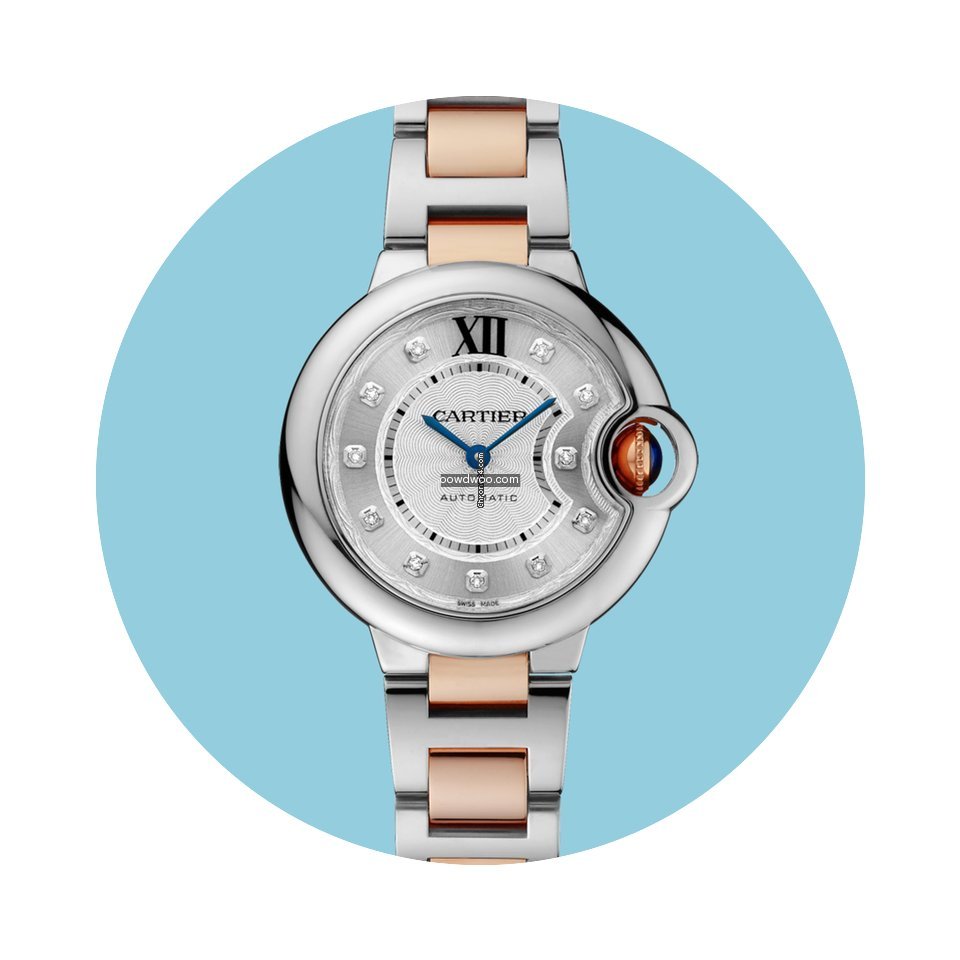 Cartier Ballon Bleu 33 mm Stahl Rotgold ...