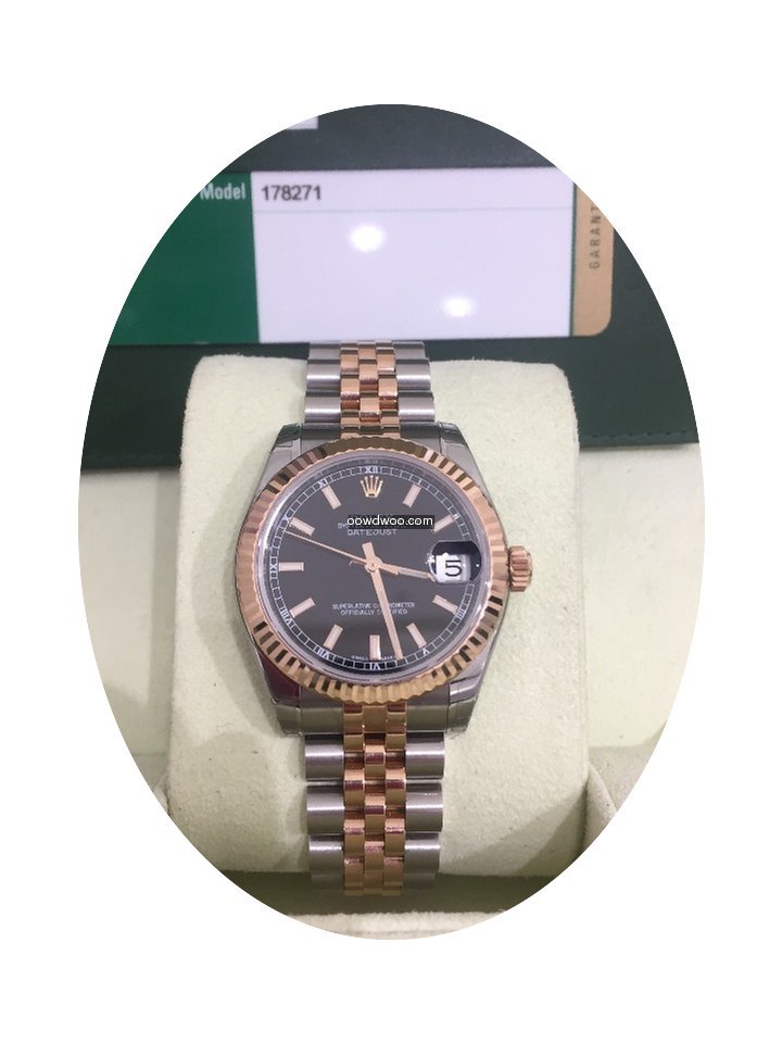 Rolex Lady-Datejust 31mm Midsize Steel a...