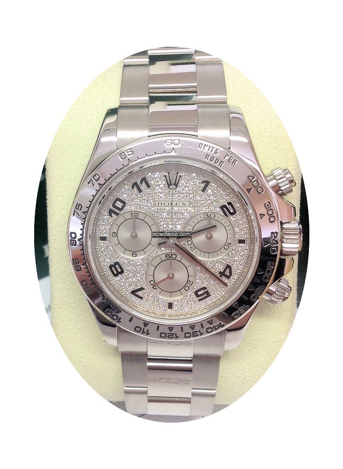 Rolex Daytona 116509 - Pave´ Diamond Di...