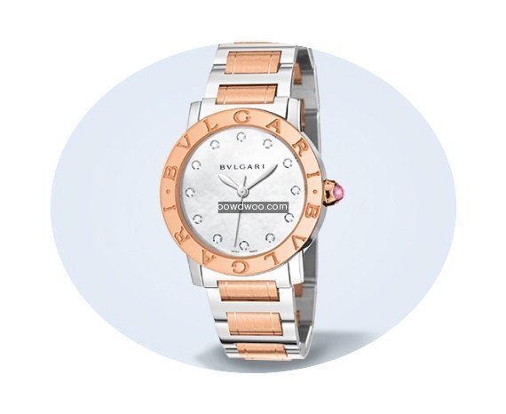 Bulgari Bulgari Stahl Rotgold 33 mm Dia ...