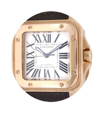 Cartier Santos 100 W20108y1 In Oro Orsa ...