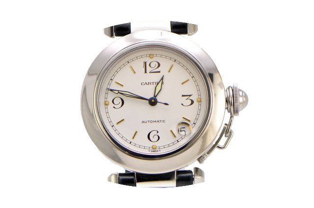 Cartier Pasha C Stainless Steel Leather ...