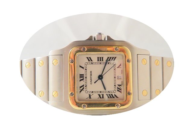 Cartier Santos Galbee Steel Gold 29mm...
