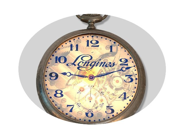 Longines Rare Backlit “Longines“, Ad...