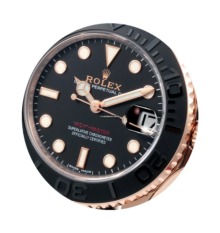 Rolex Midsize 18K Everose Gold Yachtmast...