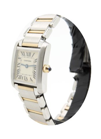 Cartier Tank Francaise Francese Steel Go...