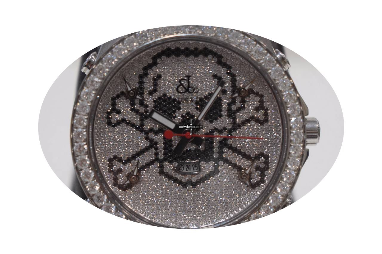 Jacob & Co. Black Band Five Time Zone Sk...