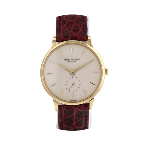 Patek Philippe Montre Calatrava en or ja...