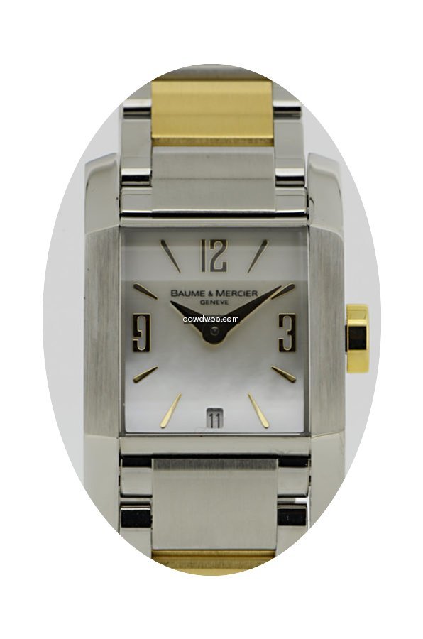 Baume & Mercier Hampton Stahl/Gold - ung...