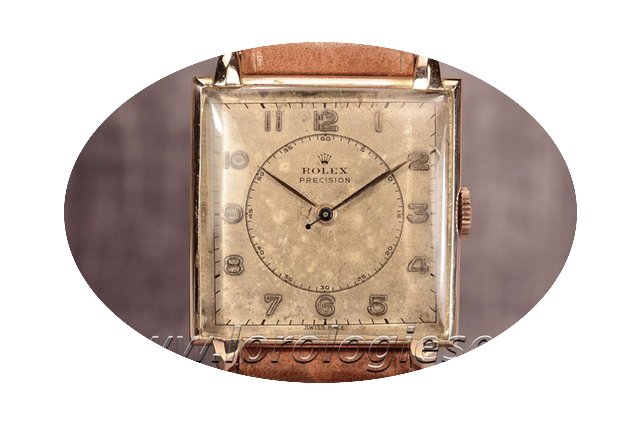 Rolex Precision Rare 1947 Red Gold &...