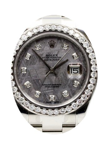 Rolex Datejust II 116300 Meteorite Diamo...