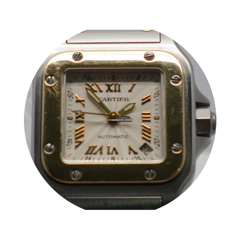 Cartier Santos Galbee 2423 Steel and gol...