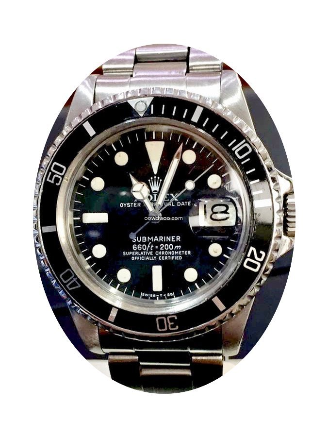 Rolex RARE. SUBMARINER ^BIG WHITE^ MATT ...