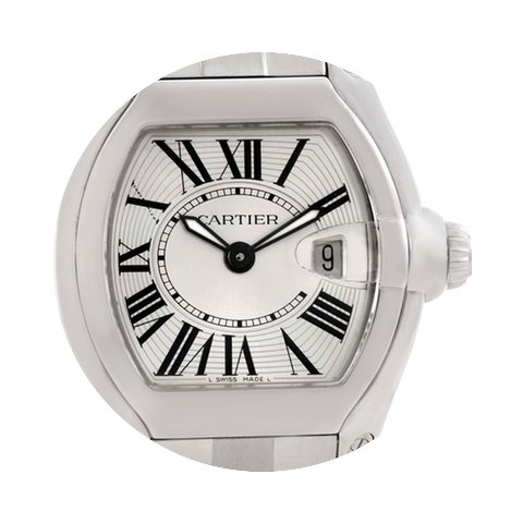Cartier Roadster Small Silver Dial Ladie...