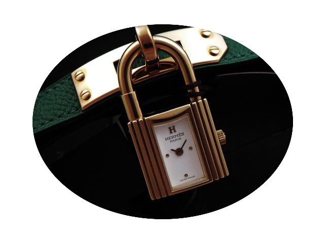 Hermès Kelly Ladie's Gold Plated New Bo...