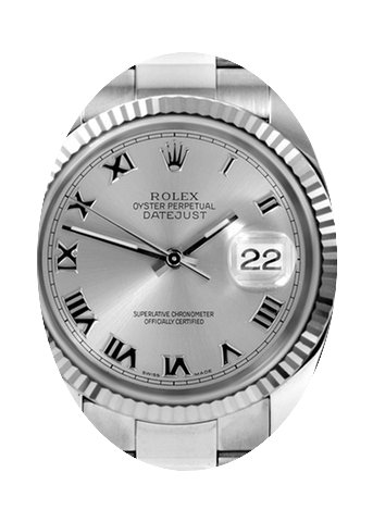Rolex Datejust 36 116234-SLVRFO Silver R...