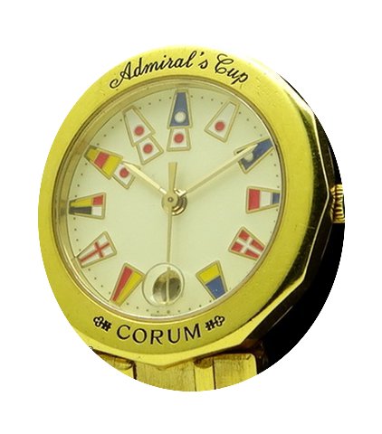Corum Admiral's Cup Lady, 18 kt yellow g...