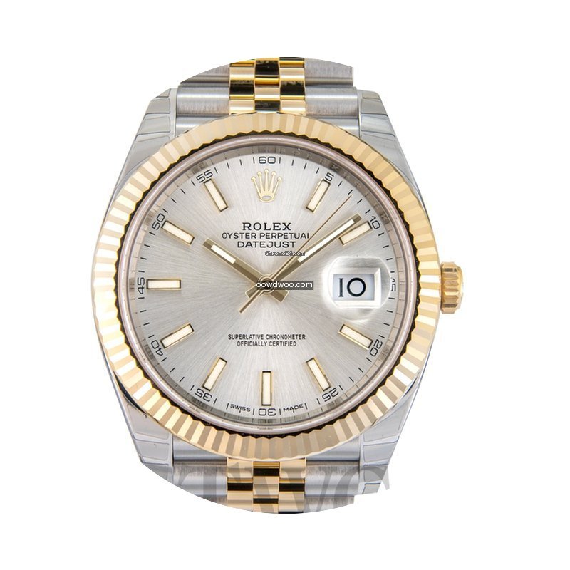 Rolex Datejust 41 Silver/18k gold Jubile...