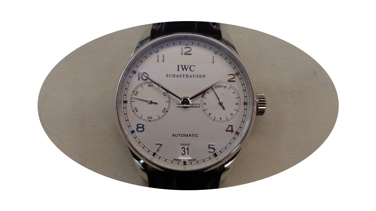 IWC Portuguese 7 Days Platinum Limited E...