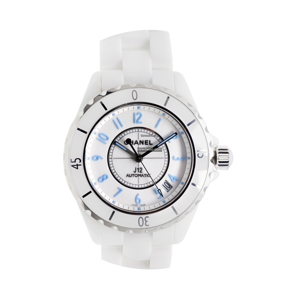 Chanel White Ceramic J12 Automatic Watch...