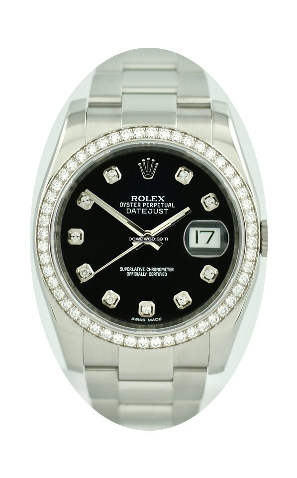 Rolex Datejust Diamond Dial & Bezel...