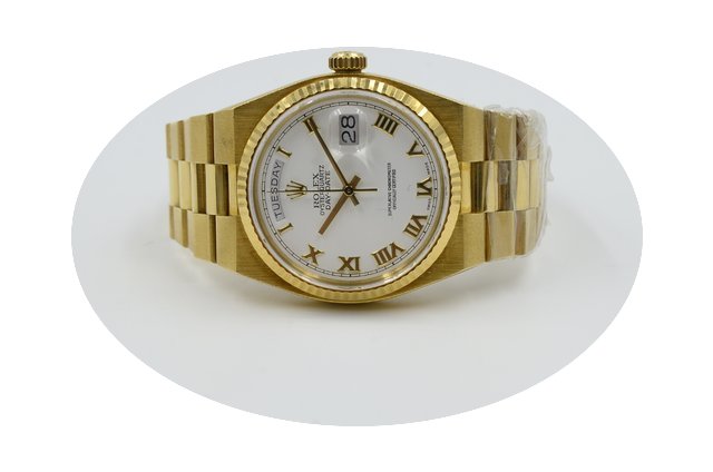 Rolex OysterQuartz President 18k Box &am...