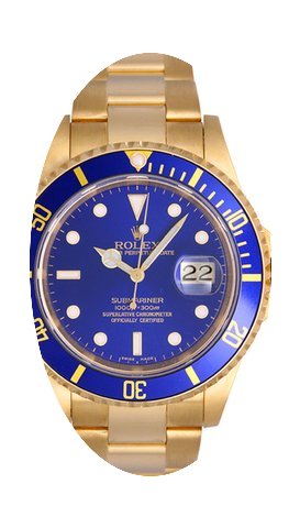Rolex Submariner Blue Pre-Owned 16618...