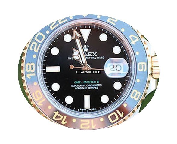 Rolex Mens 40mm Gmt Ii 18k Gold & Steel ...