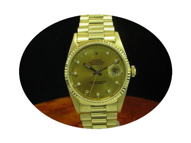 Rolex Datejust 18kt 750 Gold Automatic H...
