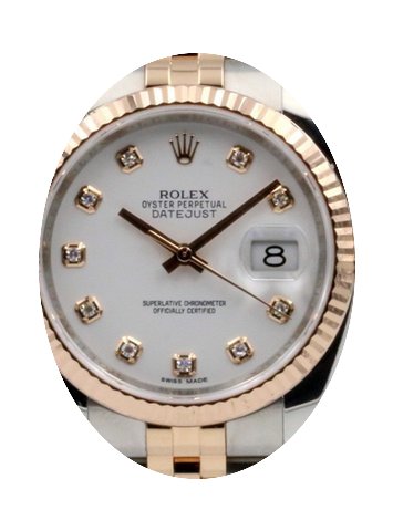 Rolex Datejust 36 116231-WHTDFJ White Di...
