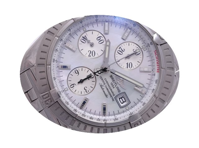 Breitling Chronomat Evolution MOP Dial...
