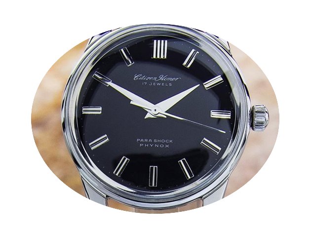 Citizen Homer Mens 1960s Manual Wind Rar...